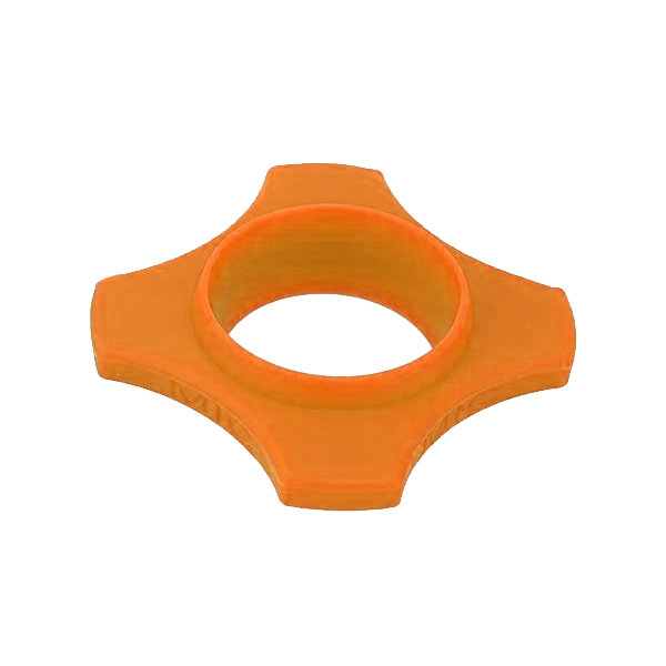 Microphone Anti Roll Ring Silicone ORANGE Concert Audio Visual